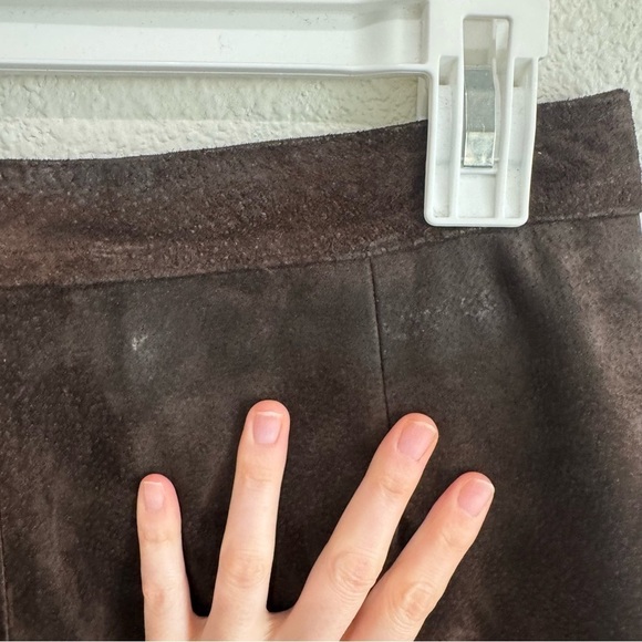 VTG Wilsons Maxima Leather Brown Pants Women’s 8 Straight Leg Western Boho - Picture 8 of 13